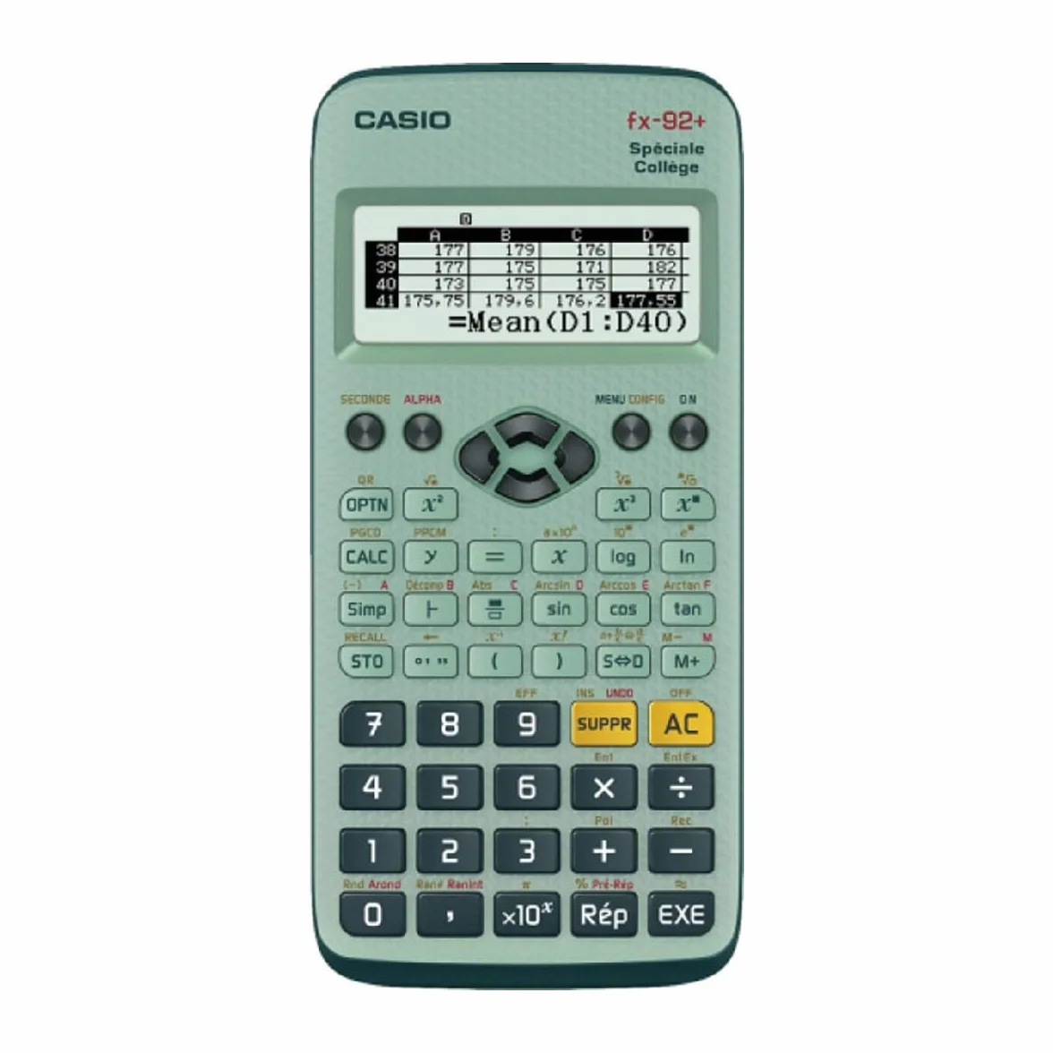 CASIO fx-92+ Spéciale collège Calculatrice scientifique