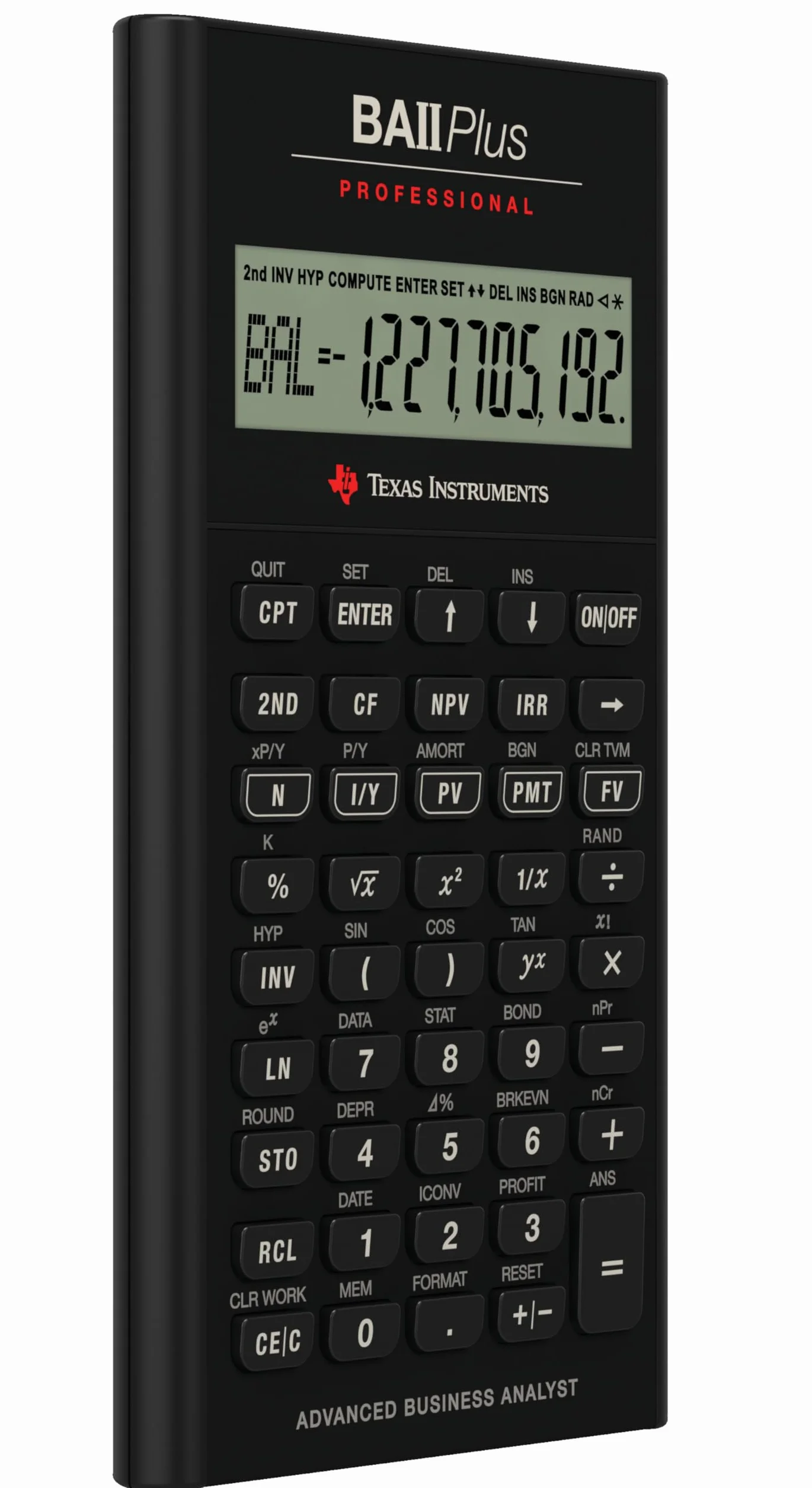 Texas Instruments BA II Plus Professional Calculatrice financière