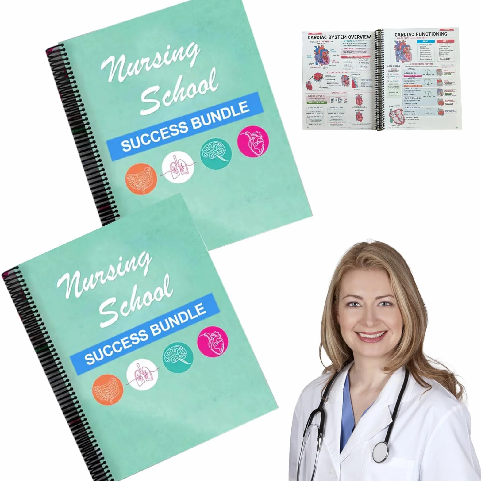 Cahier de notes Success Made Paper Tincasen Nursing School Bundle (2pcs)