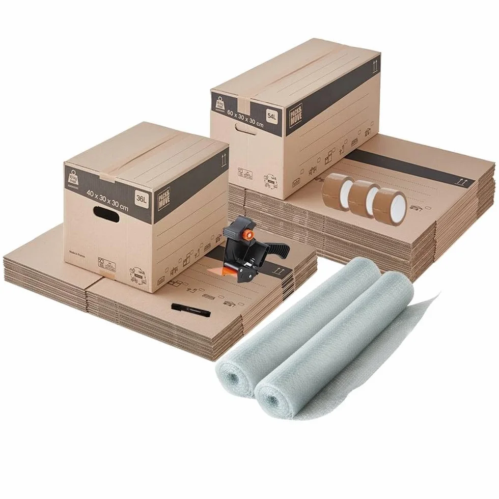 Kit déménagement T3/T4 avec marqueur noir et adhésifs