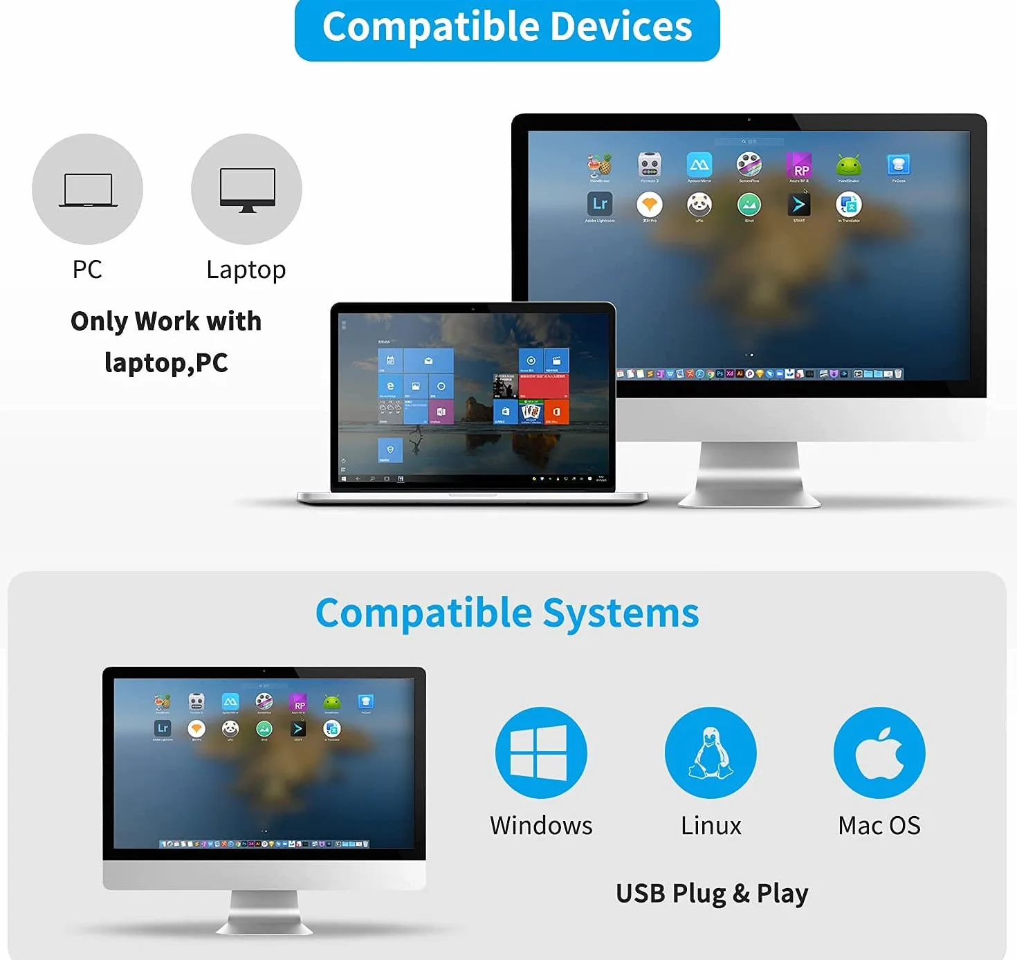 NetumScan NSL5 Scanner de codes-barres 2D portable USB pour PC MAC